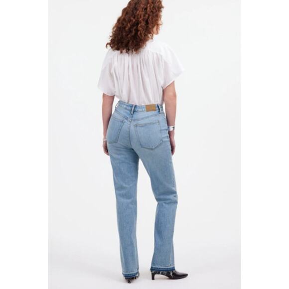 Madewell The Petite Curvy '90s Straight Mid Rise Jean Barbosa Wash Size 26P NWT - Picture 2 of 12